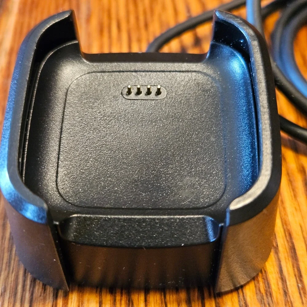 Fitbit Versa 2 Charging Dock Cable USB Replacement Power Cradle Black